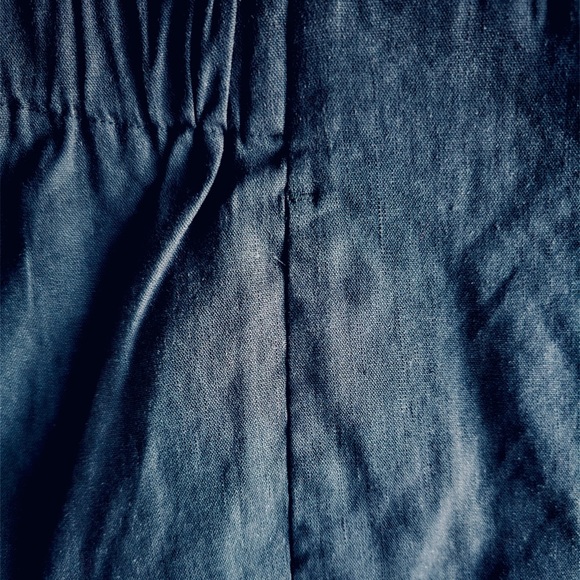 J. Jill Linen Stretch Pull On Pants color Navy Blue - Picture 6 of 11